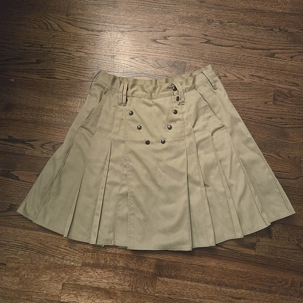 Khaki Cotton Utilikilt